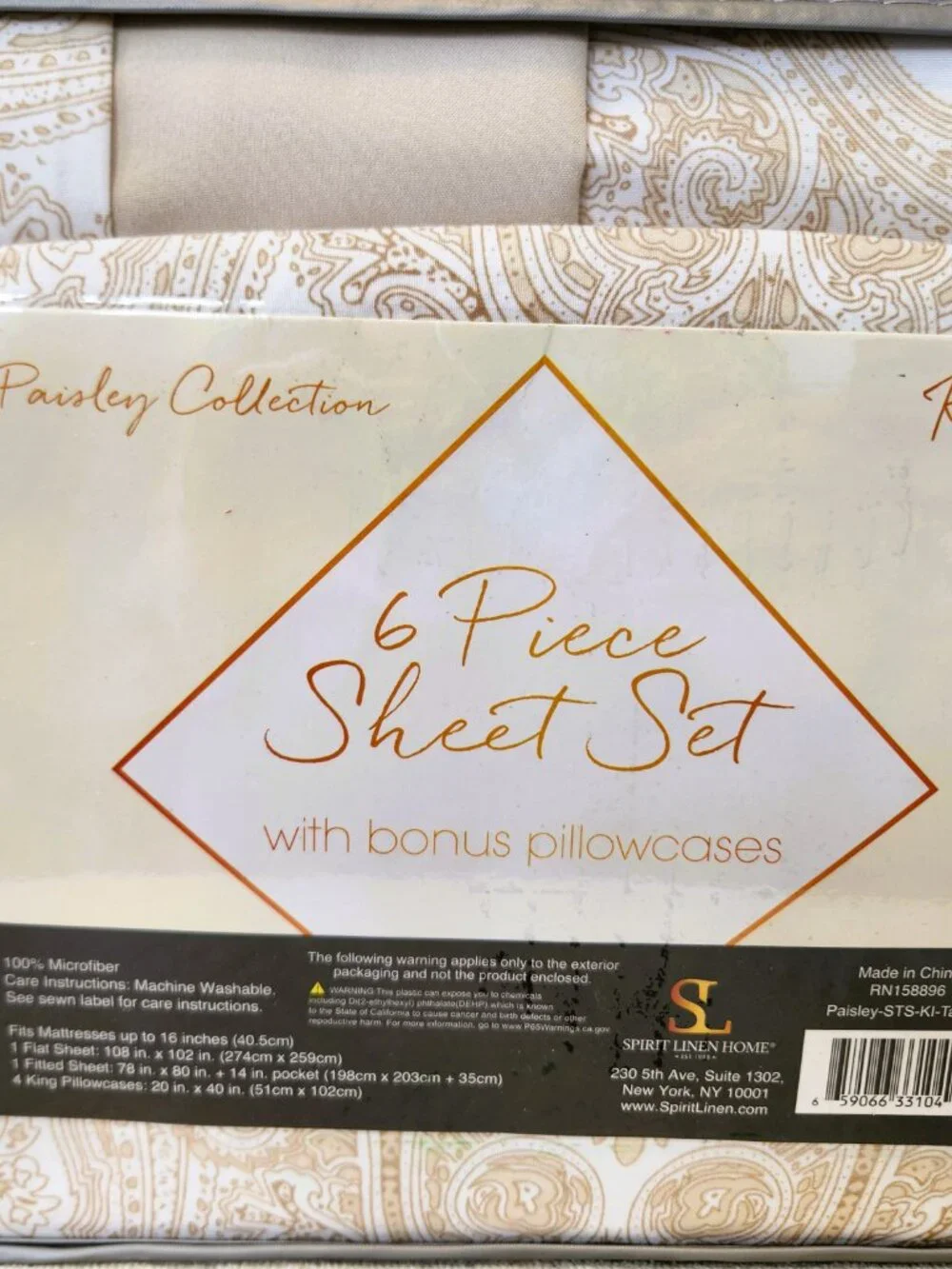 Spirit Linen Home brand new